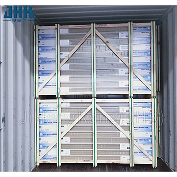 Interior Doors WPC Material Plastic Frame With Casing