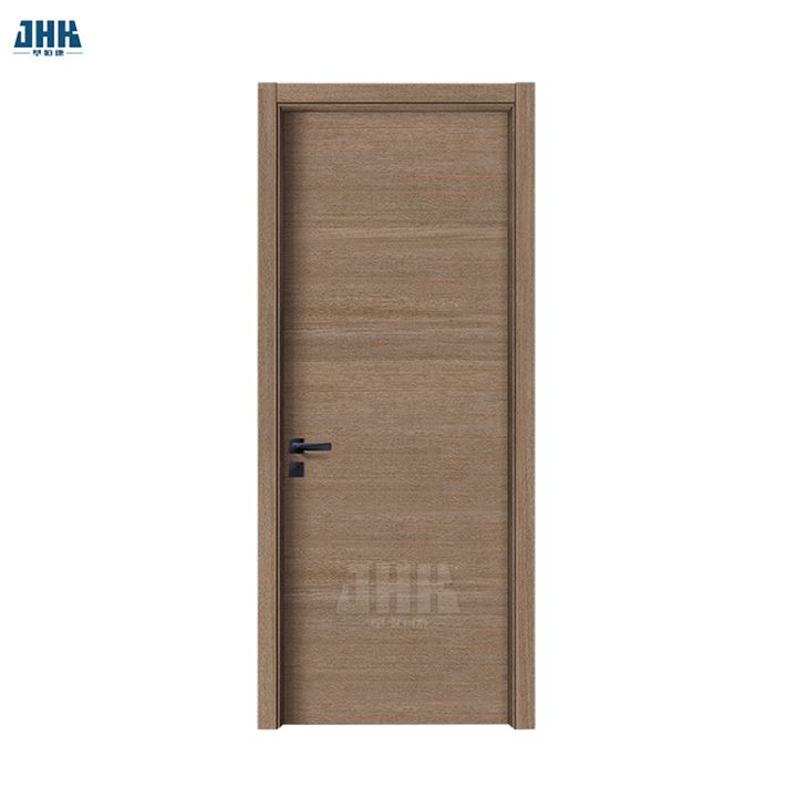 New Hot Selling Products Nigeria Style Wood Doors Nature Teak Polish Color Modern Interior Door (EF-V019)