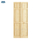 Glass Molded Folding Veneer Wooden Bi Fold Glass Doors (JHK-G25)