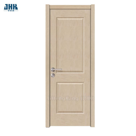 Two Panel Interior Teak Wood Veneer Door