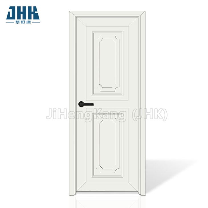 White Carved PVC WPC ABS Interior Panel Solid Wood Door