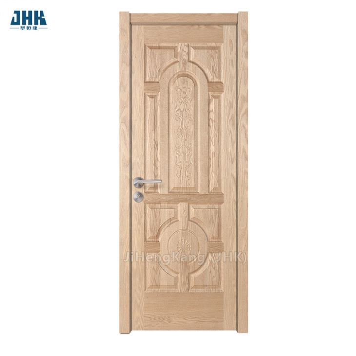 Natural Wood Laminated Veneer Wood Entry Door