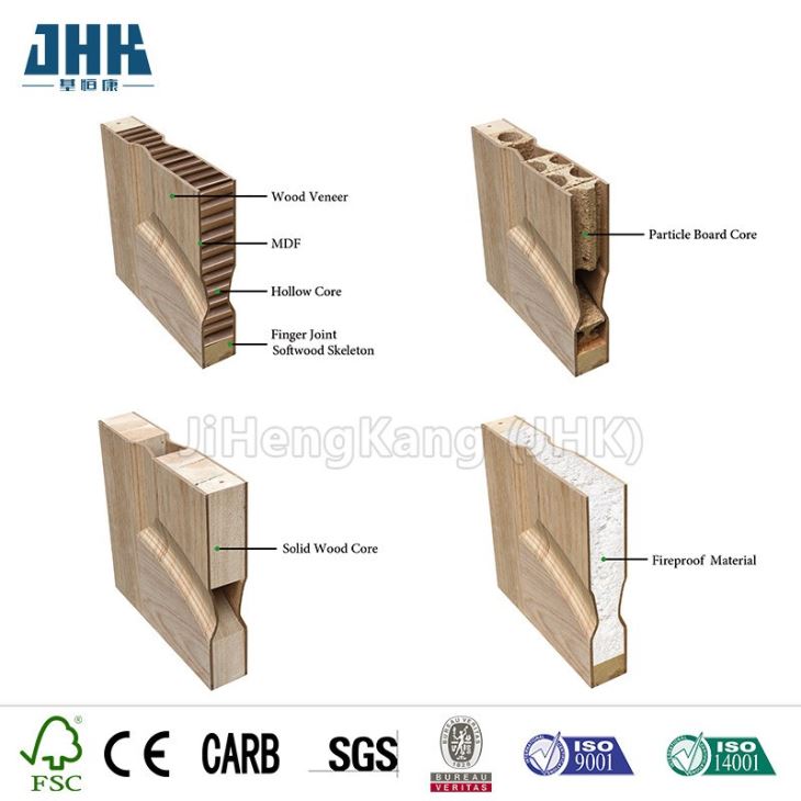 Wooden Single Main Door Design Wood Molded Door