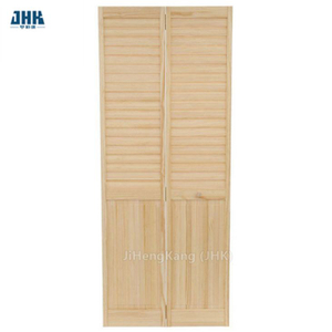 Oak Louvered Bi Fold Half Louver Door
