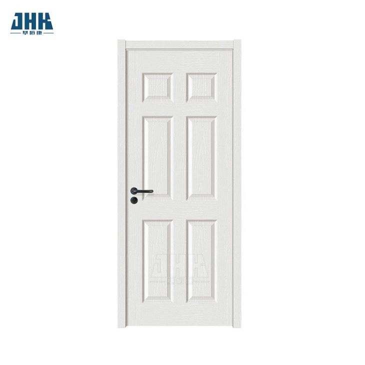 White 6 Panel Interior House Bedroom Door