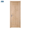 Flat Lobby Project Veneer Solid Wood Glass Door