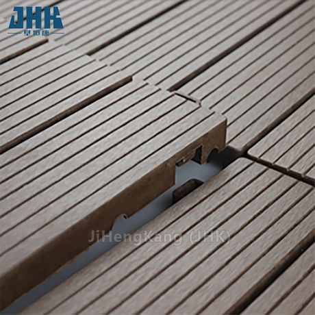 Grey Outdoor And Interior Door WPC Floor