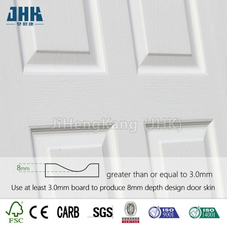 White 6 Panel Interior House Bedroom Door