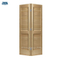 Wooden Louver Door Models with Frosted Glass for Bathrooms