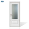 Modern Fashion Steel Entrance Double Glass Metal Wrought Iron Door