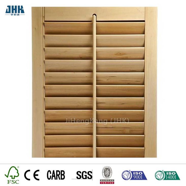 Louvered Interior Wooden Pine Louver Door