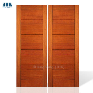 Custom Bedroom White Lacquered Interior Wood Tempered Glass Door for Paint