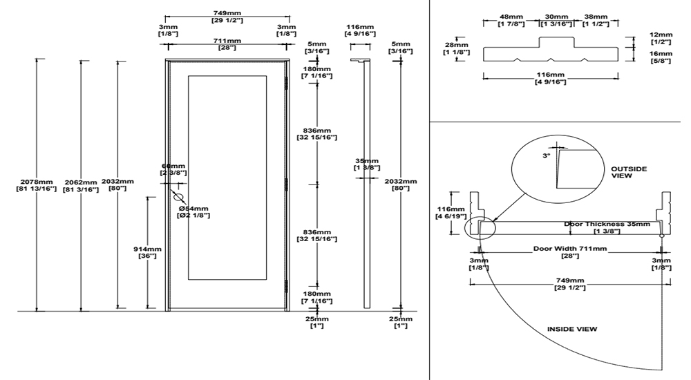 Size, Thickness & Handing