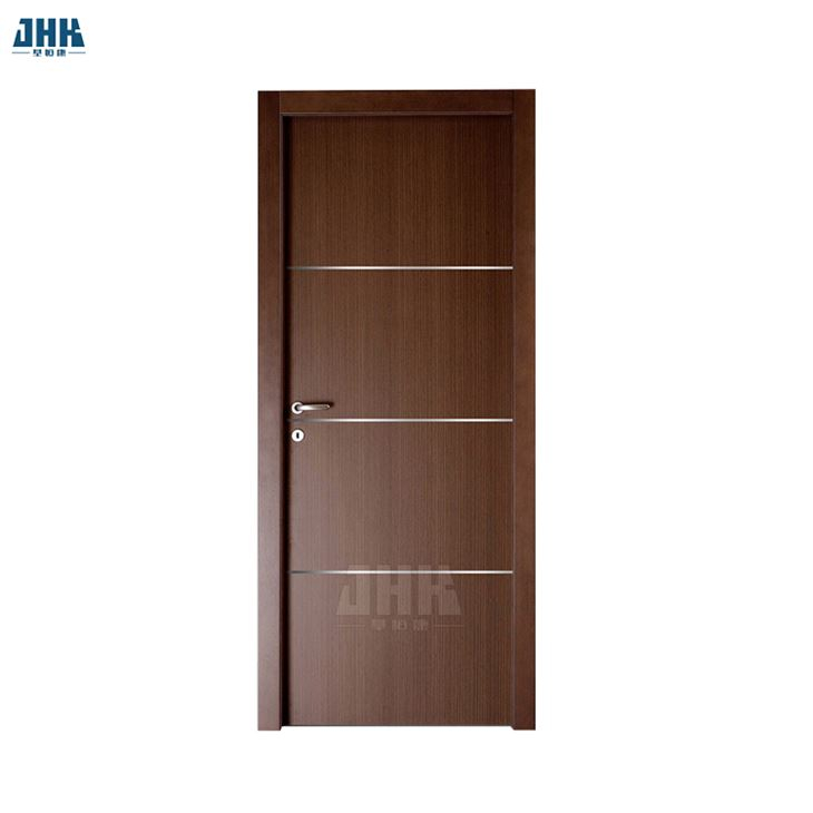 Red Color Insert Aluminum Interior PVC Door