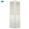 Rimed White Ovolo Sticking Wood Door. Half Louver. Wooden Door