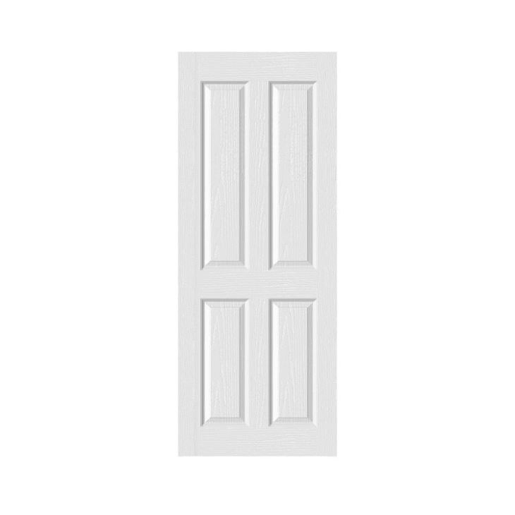 Fiber Panel with PVC Bathroom Door Frame UPVC Door