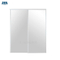 Double Leaf White Double Sliding Door