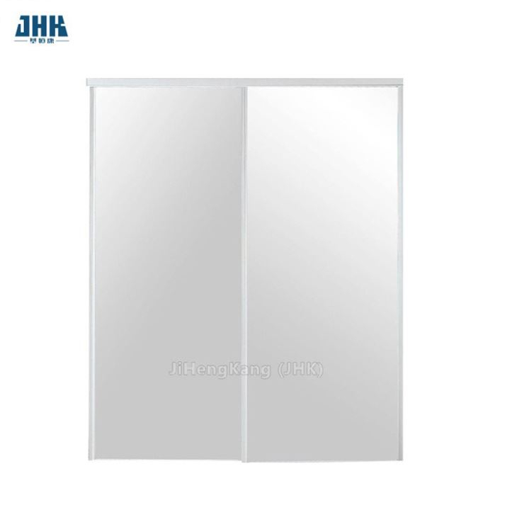 Double Leaf White Double Sliding Door