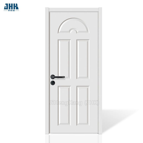 3 Panel White Primer Grain Molded Door