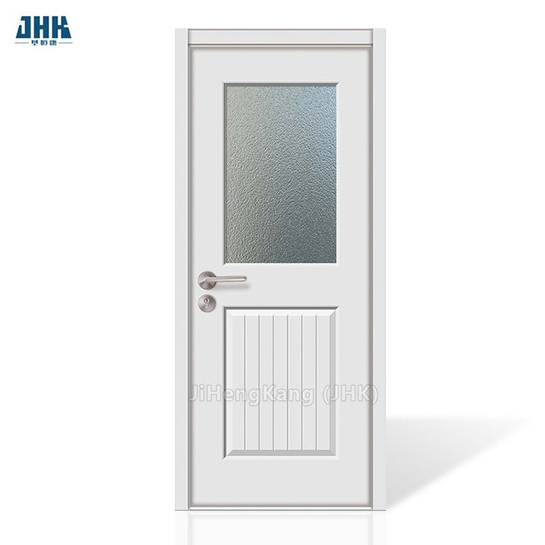 Office Half Glass White Frosted Glass Interior Door