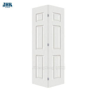 24 in X 80 in Primed Textured Molded Composite MDF Closet Bi-Fold Door with 6-Panel