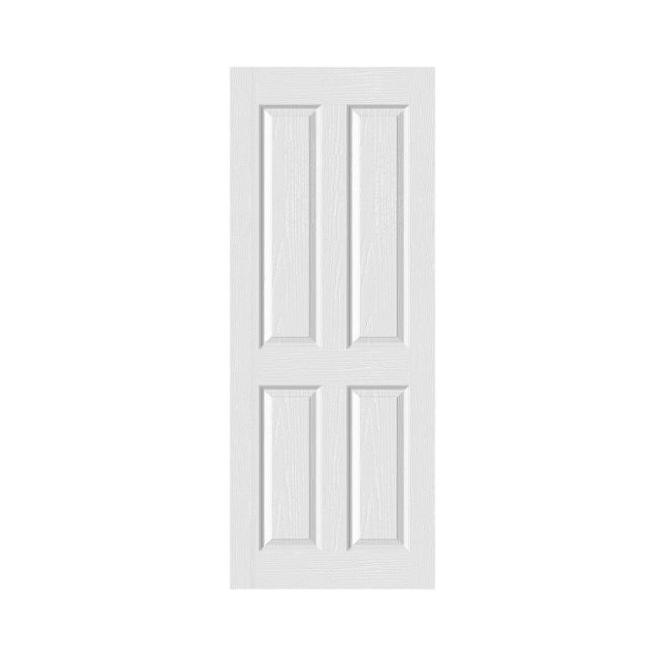 Jhk-U011 Wood Panel Door Design Fiber Plastic UPVC Door