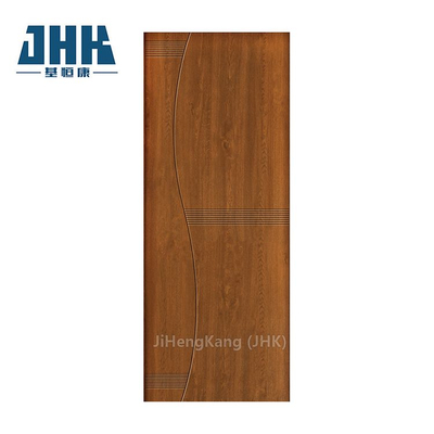 Brown Color PVC Bathroom Door Design