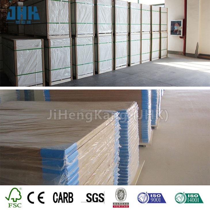 6 Panel Particle Board Core Wood Veneer Door