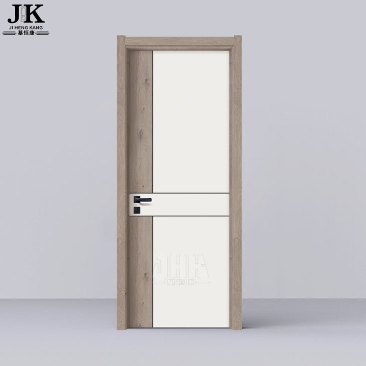 Modern White Flat Wooden Panel Interior Room Door (YDF007D)