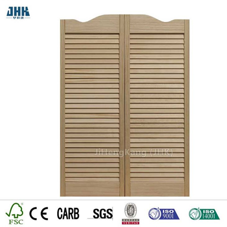 Kitchen/Cabinet White Wood Louver Door Wardrobe Folding Door Painted Oak Bifold Doors
