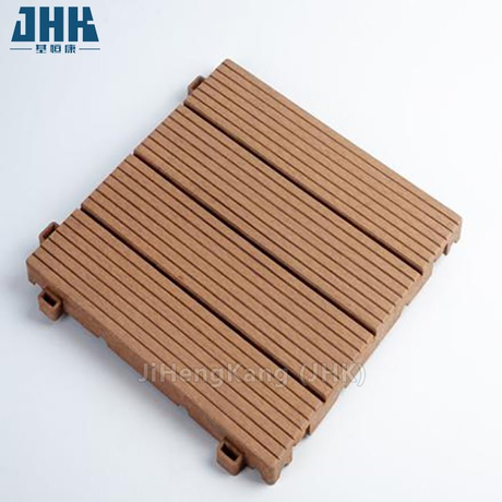 Pale Brown WPC Plastic Floor