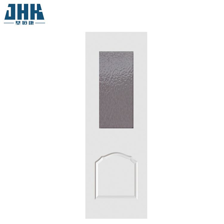 Oppein Luxury Brown Solid Wood Interior Door with Glass (MSSD06)