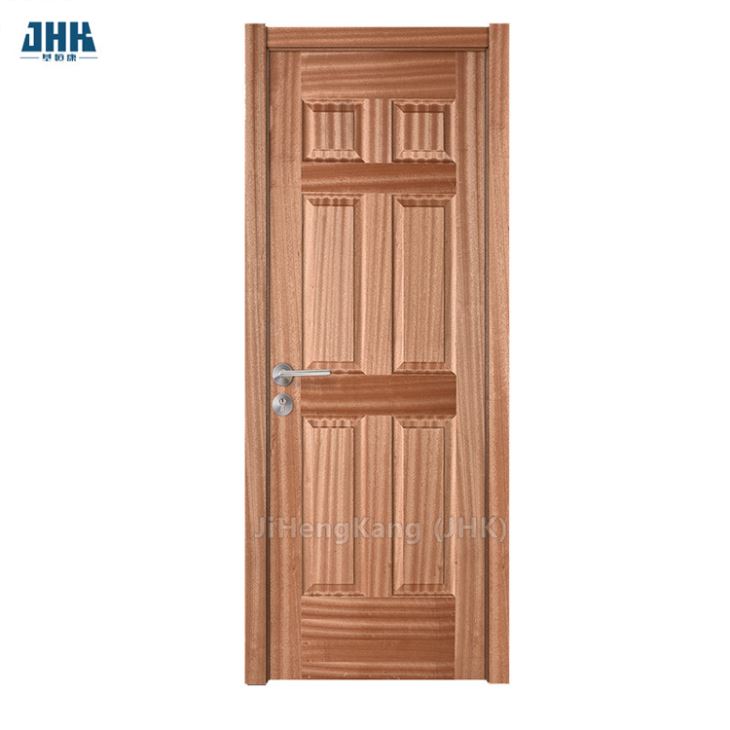 Wooden Interior Flush Door Design with Natural Veneer