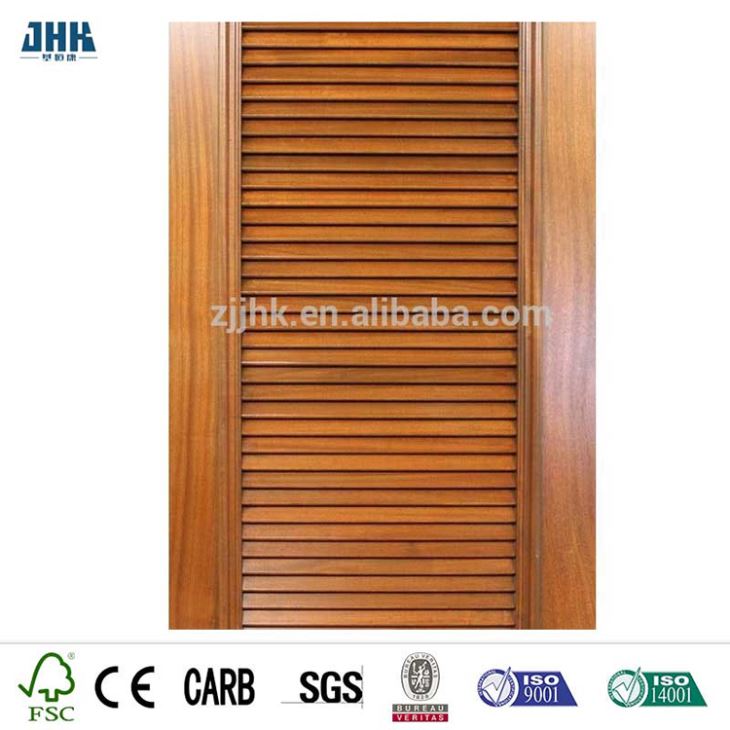 Louvered Interior Wooden Pine Louver Door