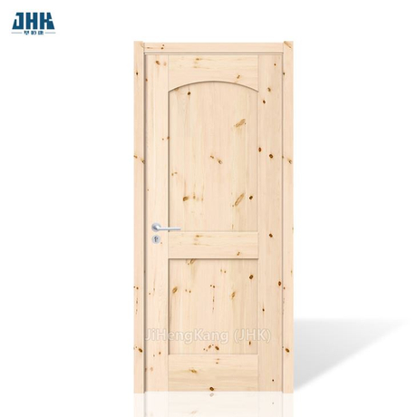 Prettywood 2 Panel Knotty Pine Wood Door