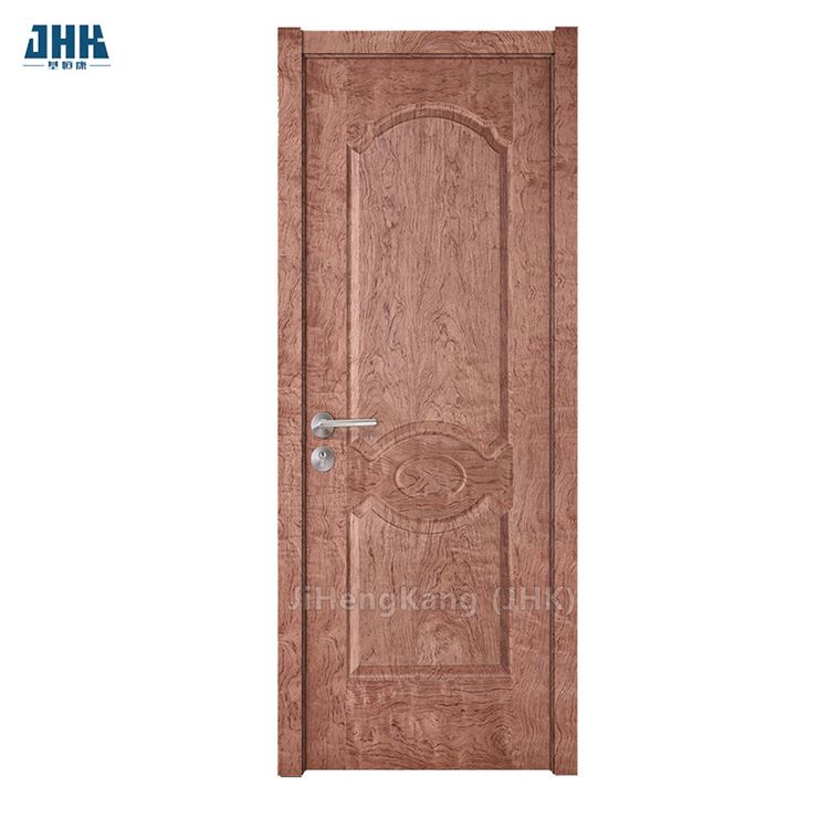 Jhk-M03 White Paint Custom Embossed HDF Wood Door Skin Design