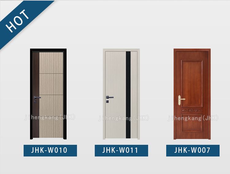 Hospital corridor utilizing durable and impact-resistant WPC doors