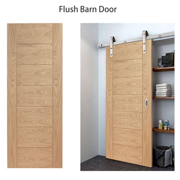 Hardware compatibility for sliding plank barn door