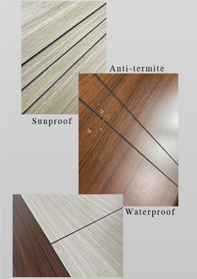 Moisture-resistant WPC door installed in a modern hotel bathroom