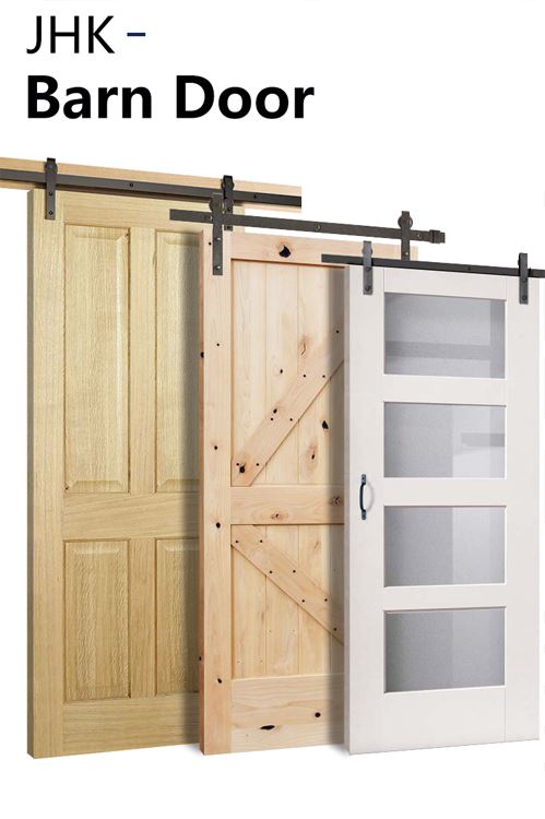 Knotty Pine Wood Interior Barn Door Material Detail 3